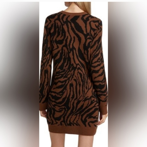 NAADAM Wool-Cashmere Animal Jacquard Sweaterdress NWT MSRP$425 - Picture 2 of 10
